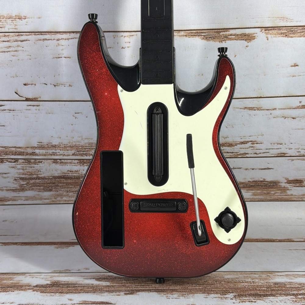 Nintendo Wii Guitar Hero 5 Red Starburst Guitar Controller 95911.805